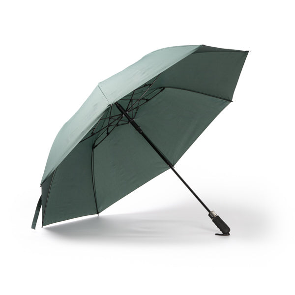 Stamina Milton RPET and pongee fabric umbrella, ready for logo printing