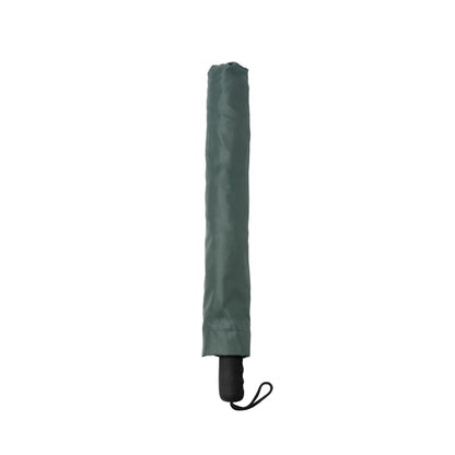 Stamina Milton RPET and pongee fabric umbrella in dark green, ready for logo printing
