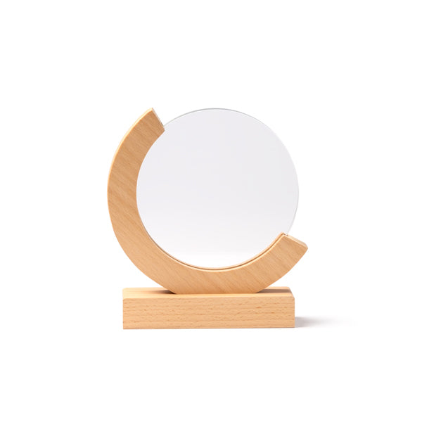 Stamina Globe circular glass trophy in transparent, ready for laser engraving