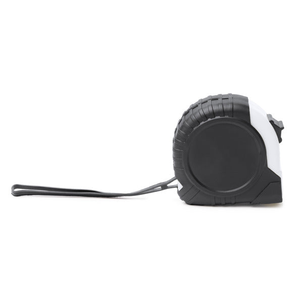 Stamina Vidal aBS plastic with rubber tape measure in white, ready for logo printing