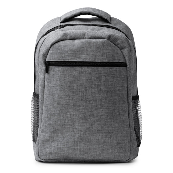 Stamina Megan RPET backpack in heather grey, ready for logo printing