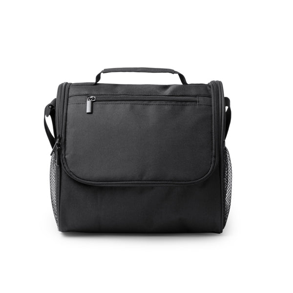 Stamina Gavins RPET cooler bag in heather black, ready for logo printing