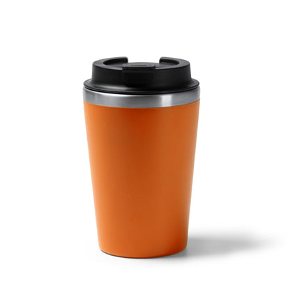 Stamina Horan stainless steel and PP thermal cup 350 ml in orange, ready for logo printing