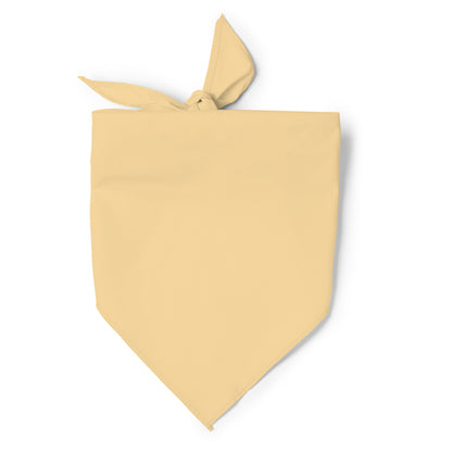 Stamina Jarana cotton and polyester scarf in beige, ready for logo printing
