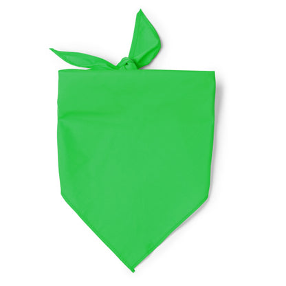 Stamina Jarana cotton and polyester scarf in fern green, ready for logo printing