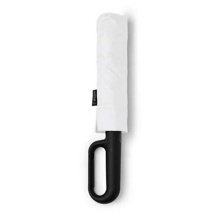Stamina Alcira RPET umbrella in white, ready for logo printing