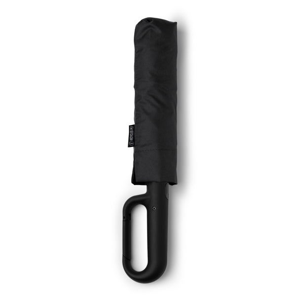 Stamina Alcira RPET umbrella in black, ready for logo printing