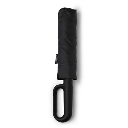 Stamina Alcira RPET umbrella in black, ready for logo printing