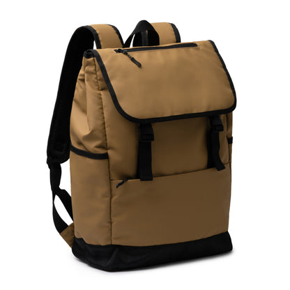 Stamina Trois PU leather backpack, ready for logo printing