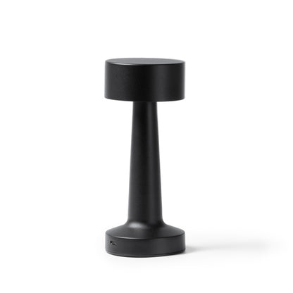 Stamina Reiki lamp with metal body in black, ready for laser engraving