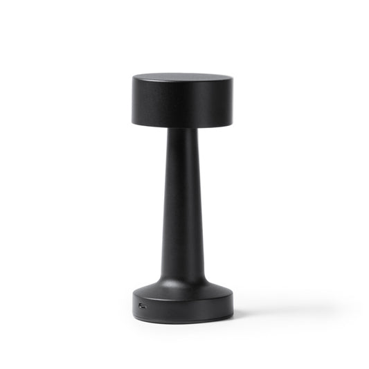 Stamina Reiki lamp with metal body in black, ready for laser engraving