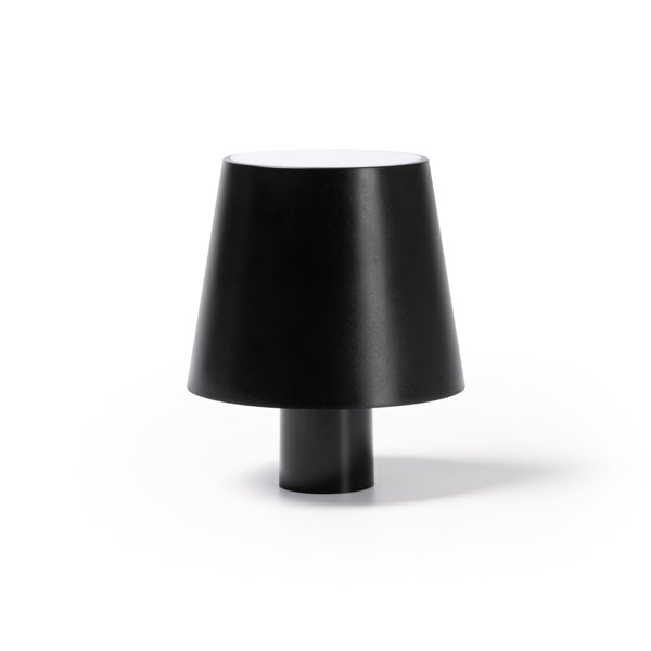 Stamina Tomson lamp for bottles with 3 LED light modes in black, ready for logo printing