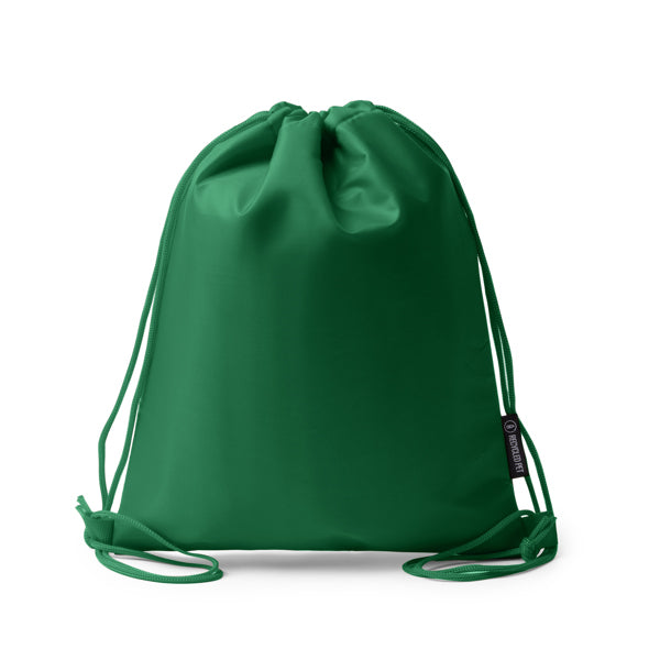 Stamina Croker children's rope cooler backpack in fern green, ready for logo printing
