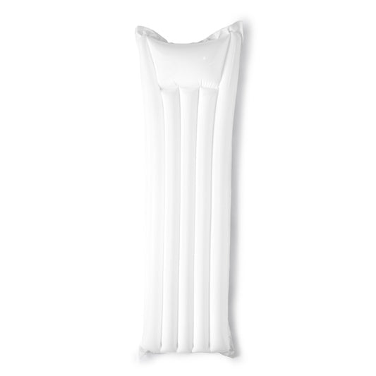 Stamina Pembra pVC inflatable mat in white, ready for logo printing