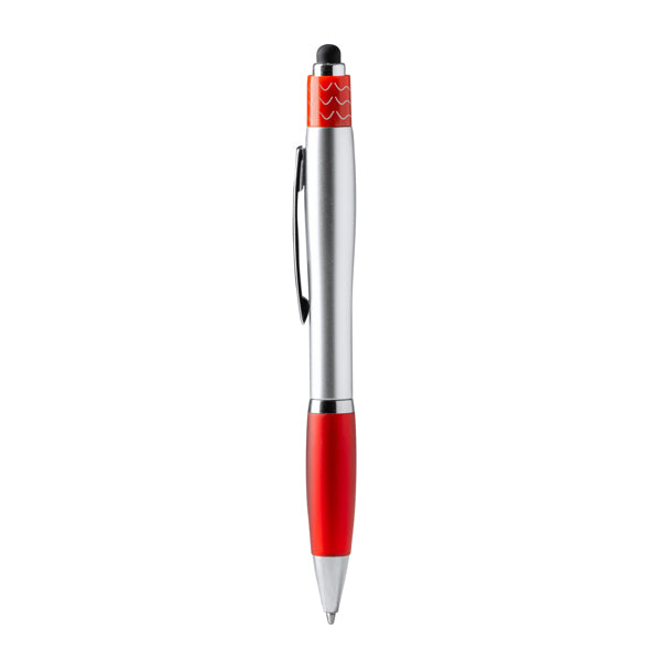 Stamina Fidget aBS ball pen in red, ready for logo printing