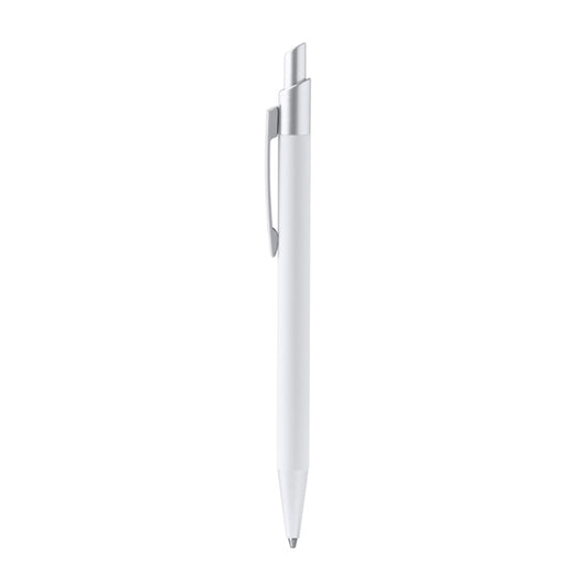 Stamina Reclus recycled aluminium ball pen in white, ready for laser engraving
