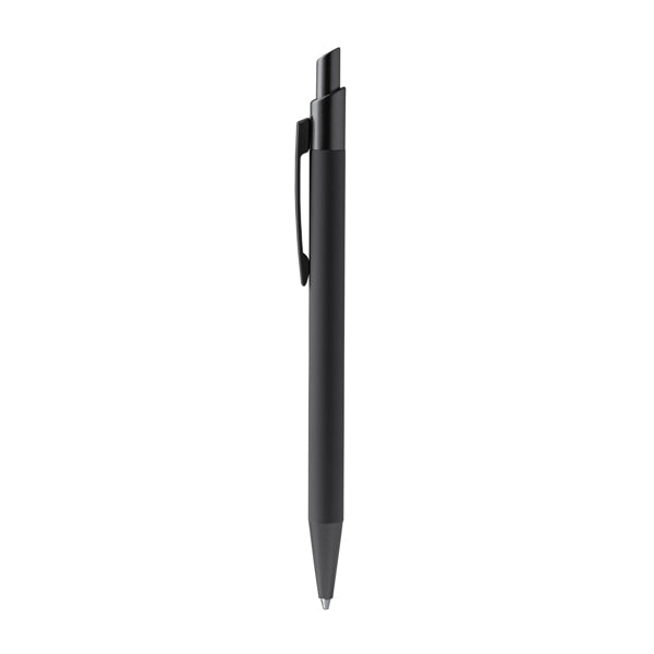 Stamina Reclus recycled aluminium ball pen in black, ready for laser engraving