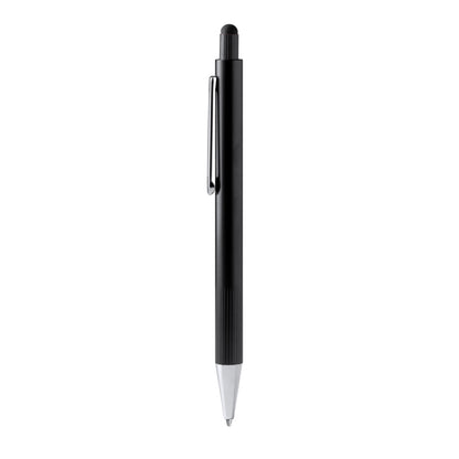 Stamina Garet aluminium ballpoint ball pen in black, ready for laser engraving