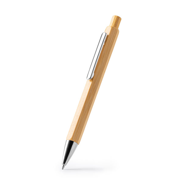 Stamina Alister bamboo ball pen, ready for laser engraving