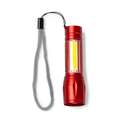 Stamina Numan aluminium torch in red, ready for laser engraving