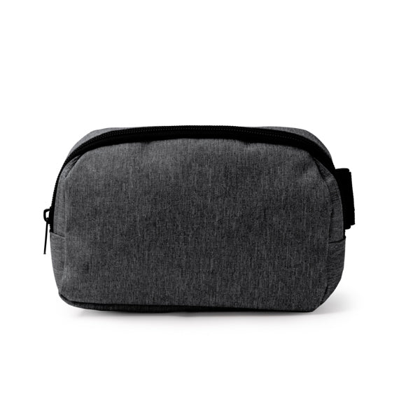 Stamina Lagax RPET belt bag in black, ready for logo printing