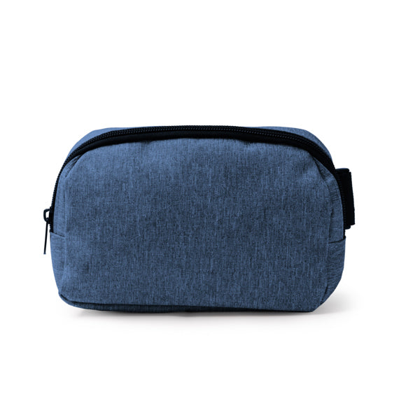 Stamina Lagax RPET belt bag in heather denim, ready for logo printing