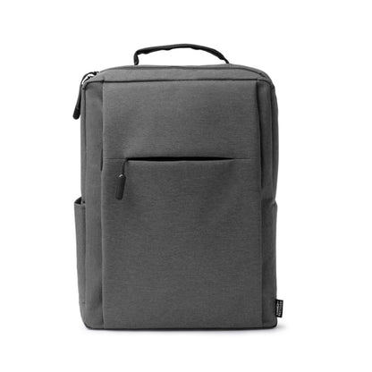 Stamina Bruson RPET backpack in heather grey, ready for logo printing