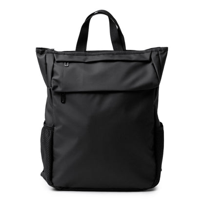 Stamina Seidel PU leather backpack in black, ready for logo printing
