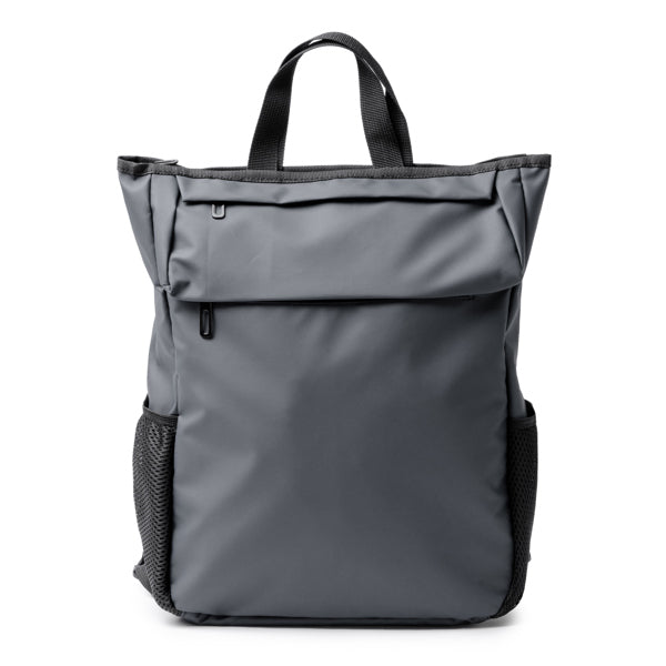 Stamina Seidel PU leather backpack in grey, ready for logo printing