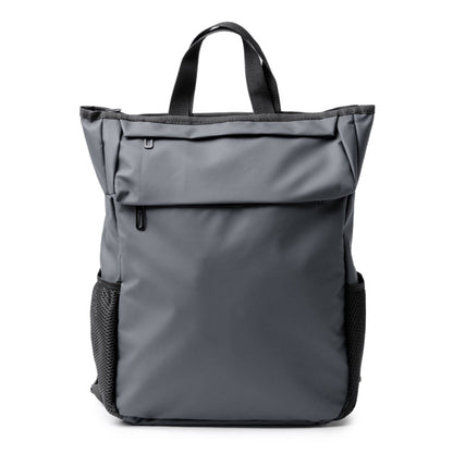 Stamina Seidel PU leather backpack in grey, ready for logo printing