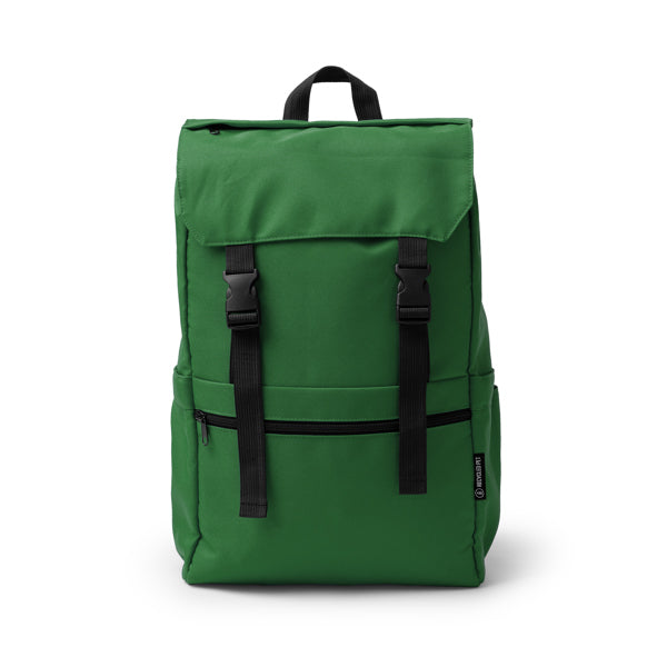 Stamina Solap RPET backpack in dark green, ready for logo printing