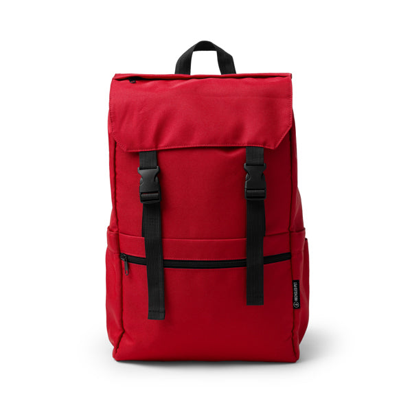 Stamina Solap RPET backpack in red, ready for logo printing
