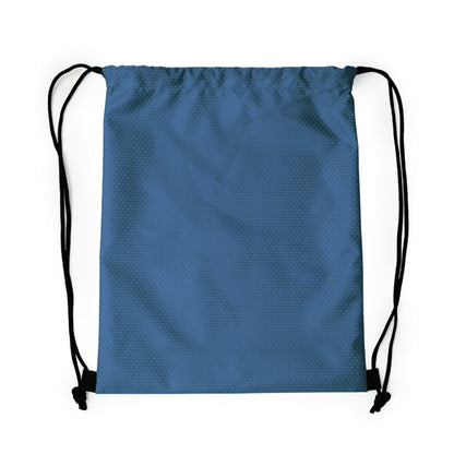 Stamina Creek 600D ripstop polyester rope backpack in navy blue, ready for logo printing