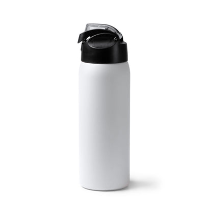Stamina Pensil recycled stainless steel vacuum flask in white, ready for laser engraving