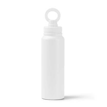 Stamina Heyman recycled stainless steel vacuum flask in white, ready for laser engraving