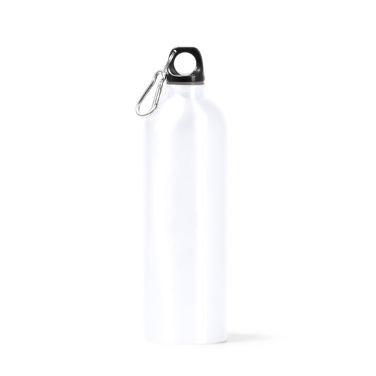 Stamina Tomak recycled stainless steel bottle 750 ml in white, ready for laser engraving