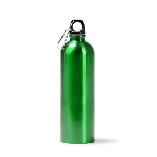 Stamina Tomak recycled stainless steel bottle 750 ml in fern green, ready for laser engraving