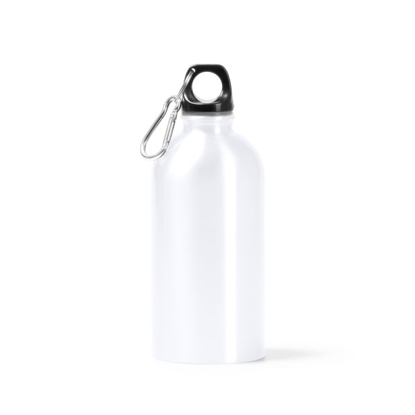 Stamina Mikel recycled stainless steel bottle 500 ml in white, ready for laser engraving