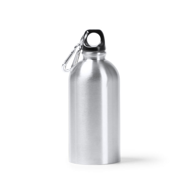 Stamina Mikel recycled stainless steel bottle 500 ml in silver, ready for laser engraving