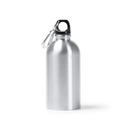 Stamina Mikel recycled stainless steel bottle 500 ml in silver, ready for laser engraving