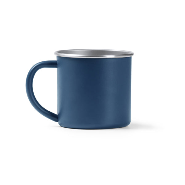Stamina Dunas recycled stainless steel mug 350 ml in royal blue, ready for laser engraving