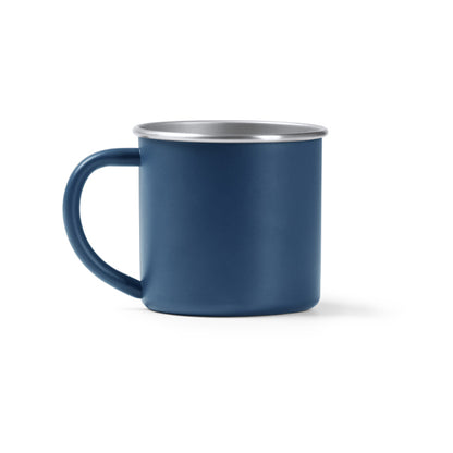 Stamina Dunas recycled stainless steel mug 350 ml in royal blue, ready for laser engraving