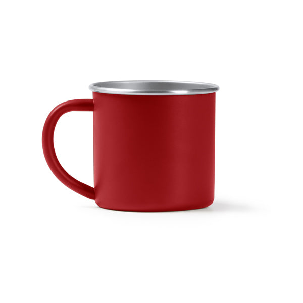 Stamina Dunas recycled stainless steel mug 350 ml in red, ready for laser engraving