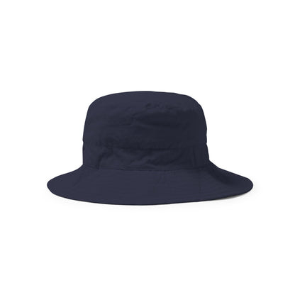 Stamina Lagos microfiber folding bob hat in navy blue, ready for logo printing