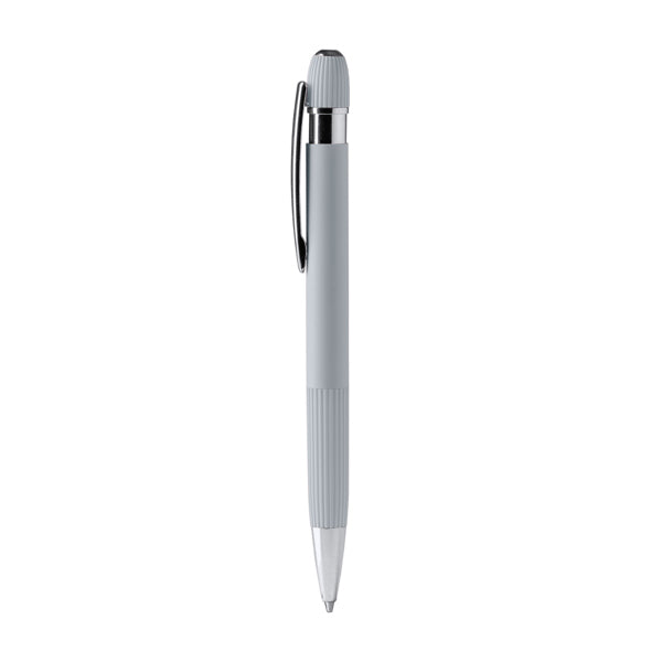 Stamina Endrik recycled aluminium ball pen in grey, ready for logo printing