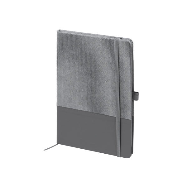 Stamina Suly corduroy and PU notebook A5, ready for logo printing