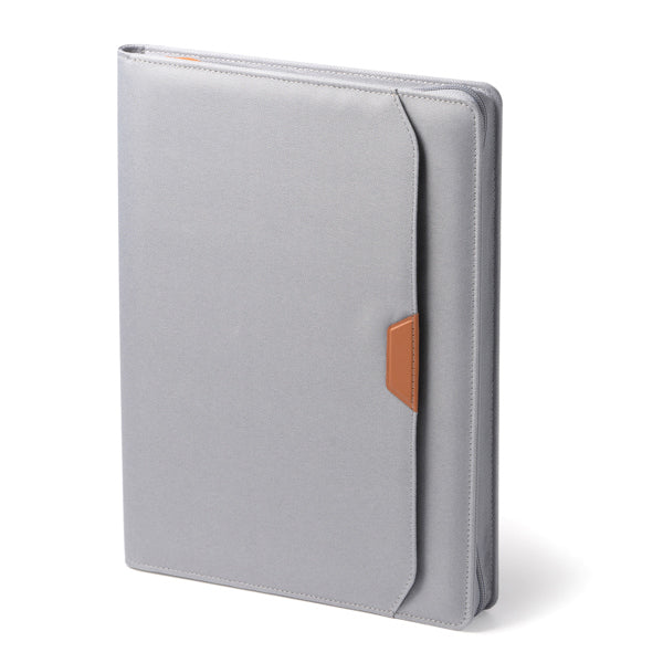 Stamina Veliz RPET and PU leather folder A4, ready for logo printing
