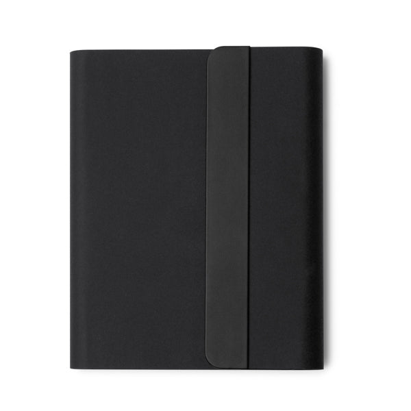 Stamina Sabix RPET folder A5 in black, ready for logo printing