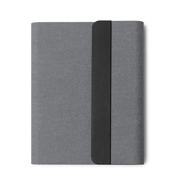 Stamina Sabix RPET folder A5 in grey, ready for logo printing