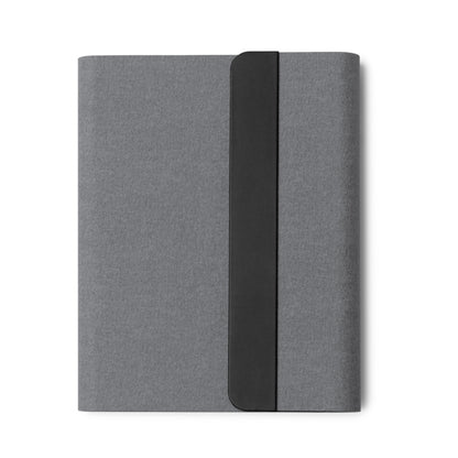 Stamina Sabix RPET folder A5 in grey, ready for logo printing